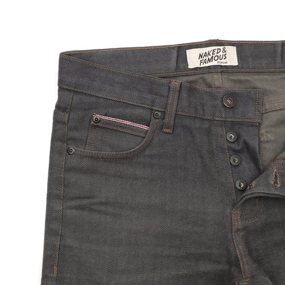 Naked & Famous Super Guy Hunter Stretch Japanese Selvedge Denim - Size 31 X 30 - Picture 6 of 10